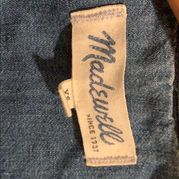 Madewell chambray shorts romper - Picture 5 of 5